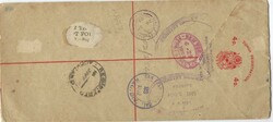 1902 (April) 4d registered stationery envelope, size H2, additionally ...