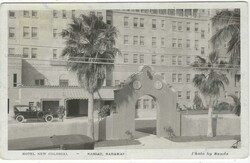 1926 (20 JY) registered picture postcard ‘Hotel New Colonial’ of ...