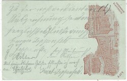 (Advertising Stationery) 1910 10c. postal stationery card with advert ...