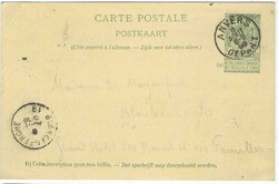 (Advertising Stationery) 1898 5c. postal stationery card with advert ...