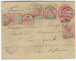 (Postal Stationery) 1901 (MY 12) ‘SIX CENTS’ on 8c envelope to ...