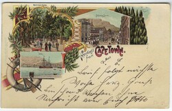 (Cape of Good Hope – Picture Stationery) 1900 One Penny surcharged ...