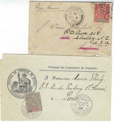 1905 and 1904 printed matter rate items. 1904 unsealed envelope from ...