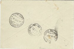 (Football World Cup) 1934 (3.7.) registered airmail cover to Firenze ...