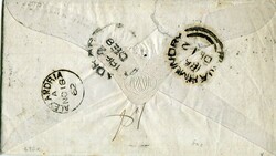 1862 (NO 18) Envelope from Alexandria to Madras, endorsed "By Steamer ...