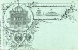 1890s 3c. illustrated stationery card entitled ‘Santiago’ with ...