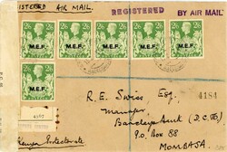 BRITISH OCCUPATION OF ITALIAN COLONIES - Middle East Forces: 1943 (15 ...