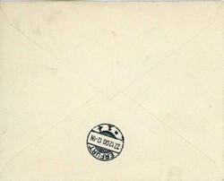 ZANZIBAR: 1900 Registered envelope to Germany franked 1899-1901 1/2a. ...