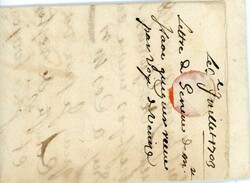 SWITZERLAND: 1703 (8 JUIL) Entire from Geneva to Malta without postal ...