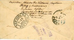 AUSTRIA / CZECHOSLOVAKIA: 1883 (12 /1) 25kr. stationery envelope ...