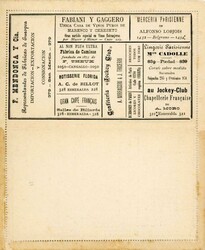 ARGENTINA: CA 1900 2c brown advertising stationery lettercard unused ...