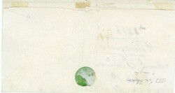 MEXICO: 1858 (Abr) Folded cover to Puebla franked 1856 ½r blue ...