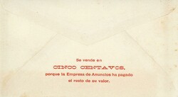 MEXICO: 1900ca Official 10c scarlet postal stationery advertising ...