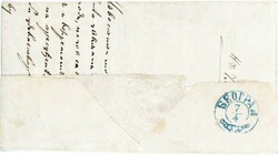 SERBIA: 1867 (April 2): Folded letter to Belgrade bearing single ...