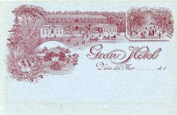 CHILE (PICTURE STATIONERY - HOTEL): 1898 3c. card (H&amp;G20) mint ...
