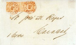 VENEZUELA: 1861 (May 18): Undated cover front to Caracas, endorsed "I ...
