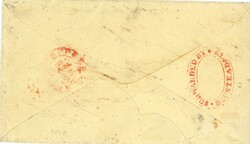 MALAYA- India used in Singapore, 1861: Printed envelope to Haverhill, ...
