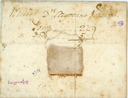 PERU: 1807 (July 13): Entire with short receipt of goods notice to ...