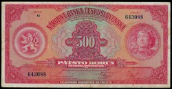 110.500: Banknoten - Tschechoslowakei