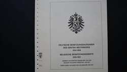 1914-1921, sehr saubere Sammlung deutsche Besetzung 1914-1918 und ...