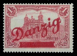 1920, 1 M. "Großer Innendienst", Fotoattest Gruber "...echt, ...