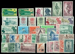 1952-1962, kleines Prachtlot mit u.a. Mi.-Nrn. 1-28, dazu einige ...