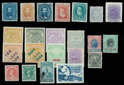 1866-1906, 20 ungebrauchte Werte, unterschiedlich, dabei u.a. Mi.-Nrn ...