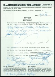 50 C. auf 50 H., Kabinettstück mit K2 "Candia", Attest ...