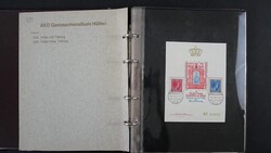 Umfangreiche Partie Blocks aus altem Händlerlager in 2 Ringbindern, ...