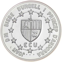 1992, 10 D. Silber-Gedenkmünze "Karl der Große", PPAutomatically ...