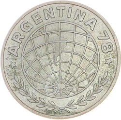 1978, 3.000 P. Silber-Gedenkmünze "Fussball-WM", vz/stAutomatically ...