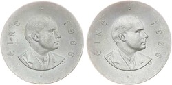 1966, Lot von 2 Silber-Gedenkmünzen 10 S. "Osteraufstand", ...