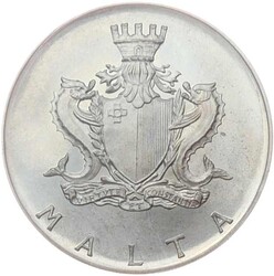 1972, 2 P. Silber-Gedenkmünze "Fort Sant' Angelo", stAutomatically ...