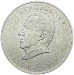 1968, 300 G. Silber-Gedenkmünze "Stroessner", vz/st