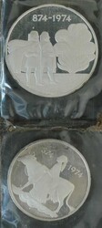 1974, 500 K. und 1000 K. Wikinger, PP, im Originaletui mit ...