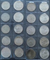1928-1978, Lot von 20 meist verschiedenen Silbermünzen, Kurs- und ...