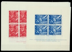 1942 Legion, 3 postfrische Blockpaare, PrachtAutomatically generated ...