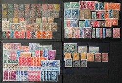 Ca. 1879-1940, alter Bestand mit guten Ausgaben auf Steckkarten, ...