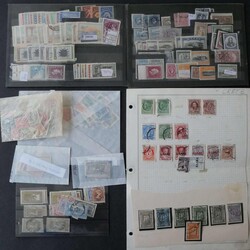 Ca. 1900-1950, interessanter alter Bestand auf Steckkarten mit ...