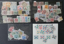 Ca. 1900-1950, interessanter alter Bestand auf Steckkarten mit ...