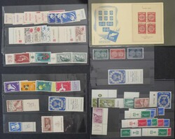Ca. 1948-1955, kleines Lot mit besseren Werten, dabei Mi.-Nrn. 7-9 ...
