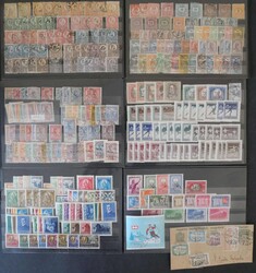 Ca. 1871-1960, interessanter alter Bestand mit guten Ausgaben/Sätzen ...