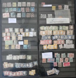 Ca. 1852-1865, uriger alter Bestand auf Steckkarten, meist Sardinien ...