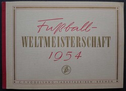 1954, Fußball-WM, Vogelsang-Tabakfabriken in Brauen, komplettes ...