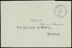 186: Deutsche Kolonien Südwestafrika, Mandat