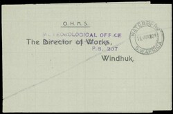 186: Deutsche Kolonien Südwestafrika, Mandat