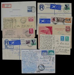 Ca. 1931-1972, Incoming Mail, 12 Briefe/Karten verschiedener Länder ...