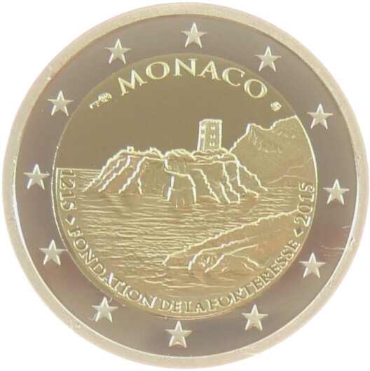 2015, 2 Euro "800 Jahre Bau des ersten Schlosses auf den Felsen von ...