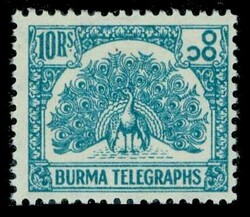 1900: Birma - Telegrafenmarken
