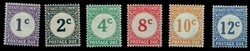 4240: Estados malayos Straits Settlements - Postage due stamps